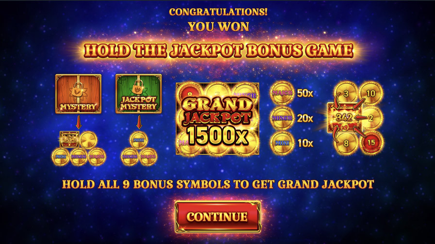 9 Coins Grand Gold Edition Bonus - partycasino