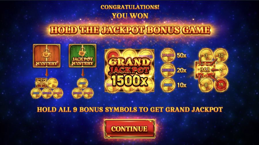 9 Coins Grand Gold Edition Bonus - partycasino