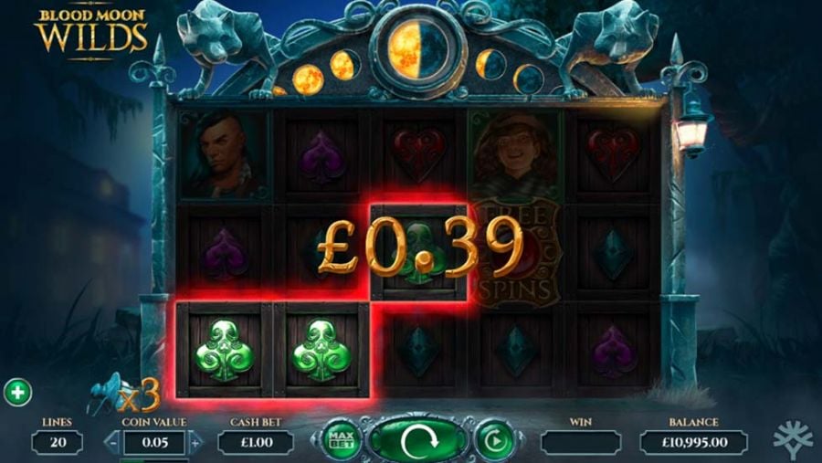 Blood Moon Wilds Win - partycasino