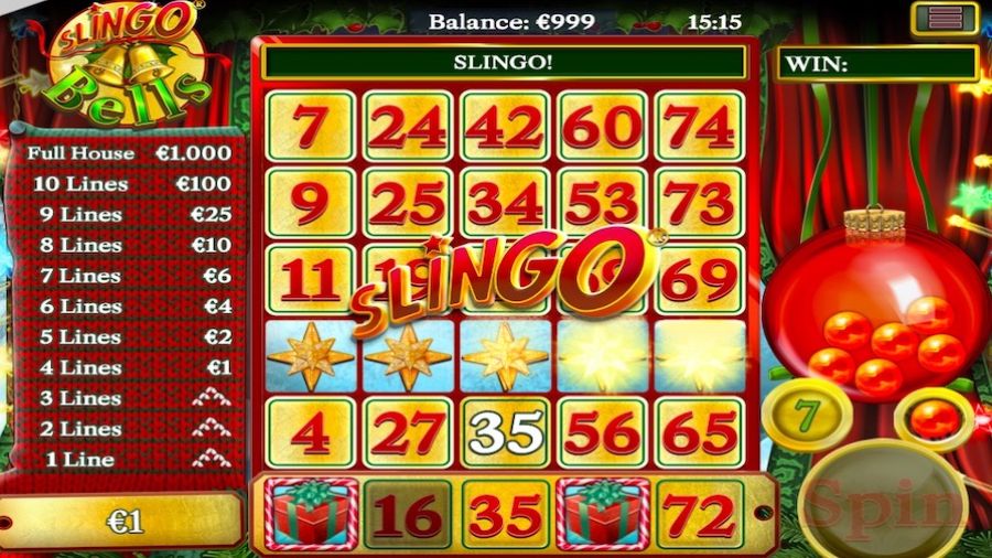 Slingo Bells Bonus - partycasino