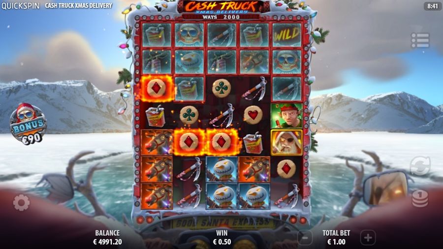 Cash Truck Xmas Delivery Bonus Eng - partycasino