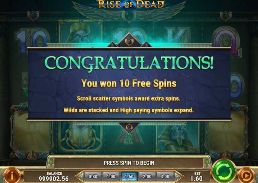 Rise Of The Dead Bonus - partycasino