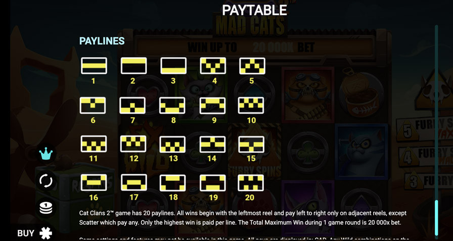 Mad Cat Clans 2 Symbols Eng - partycasino