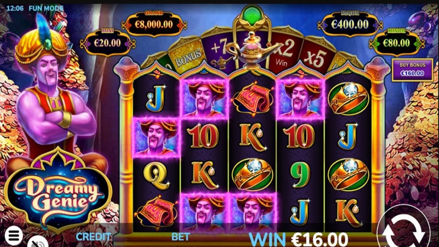 Dreamy Genie Bonus Amended - partycasino