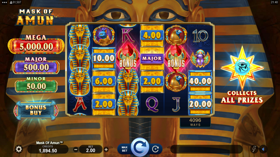 Mask Of Amun Slot Eng - partycasino