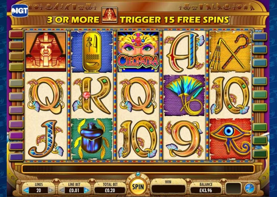 Cleopatra Slot Game - partycasino