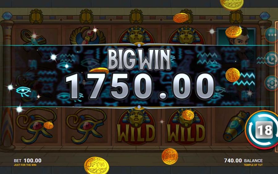 Temple Of Tut Big Win - partycasino