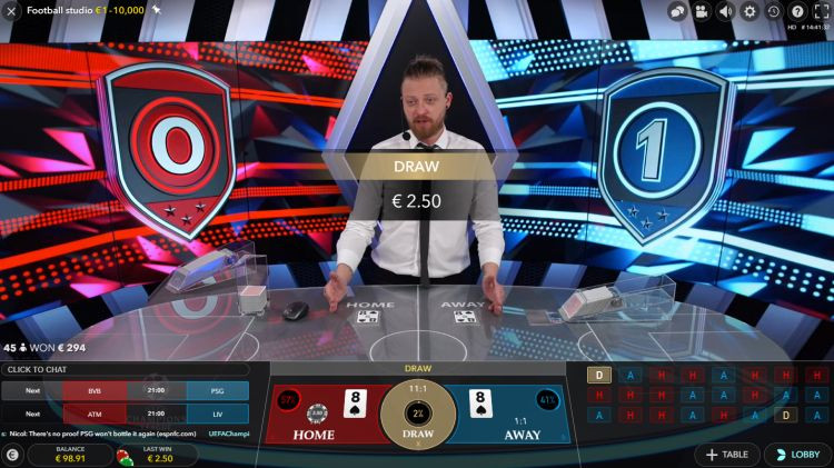 Live Football Studio Review - partycasino