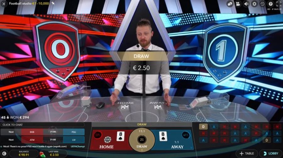 Live Football Studio Review - partycasino