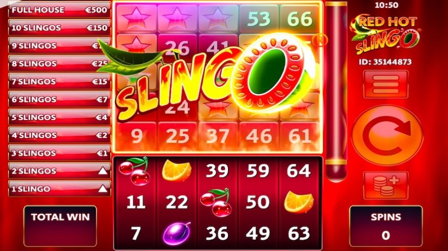 Slingo Red Hot Bonus - partycasino