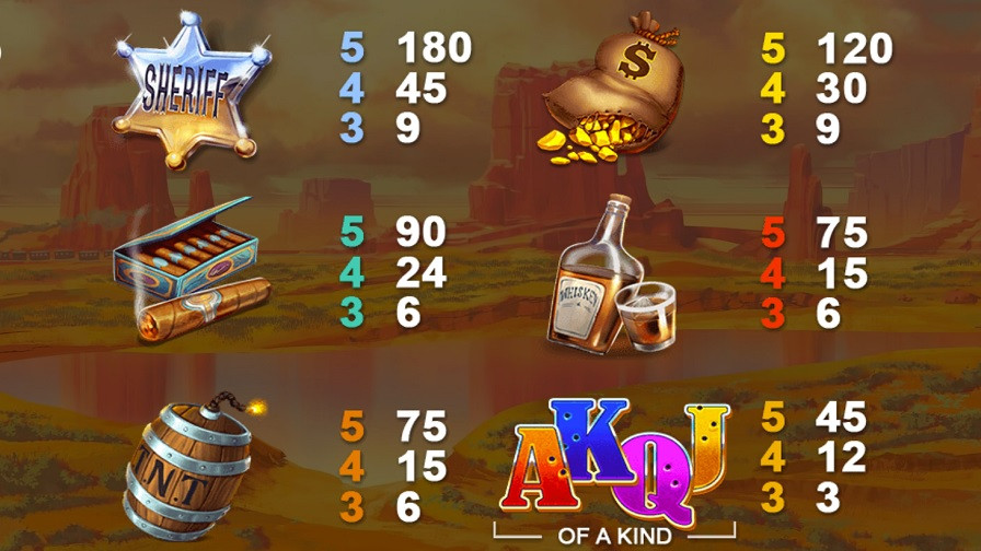Silver Bullet Bandit Cash Collect Feature Symbols Eng - partycasino
