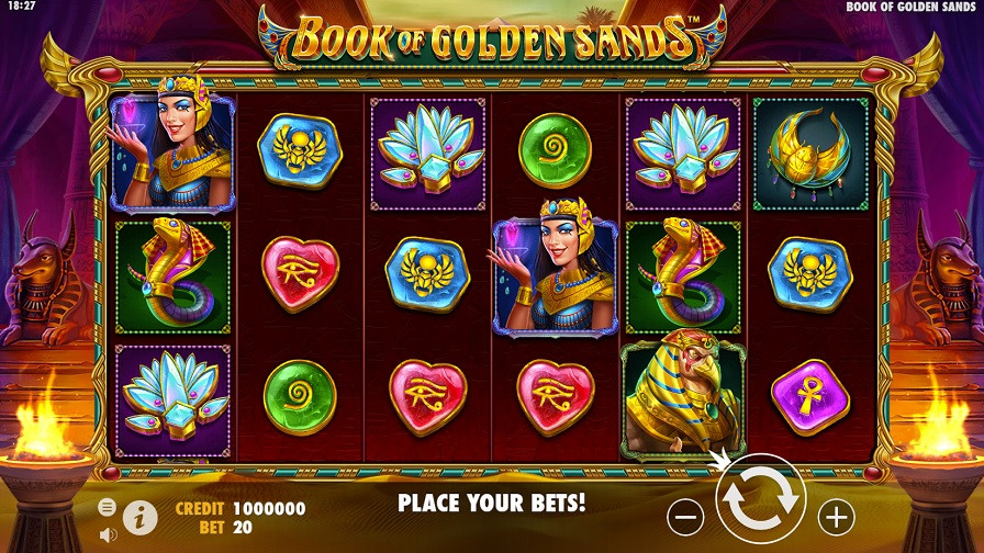 Book Of Golden Sands Slot Eng - partycasino