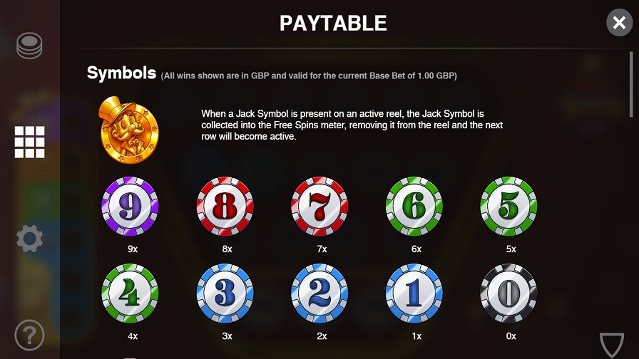 Generous Jack Feature Symbols Eng - partycasino