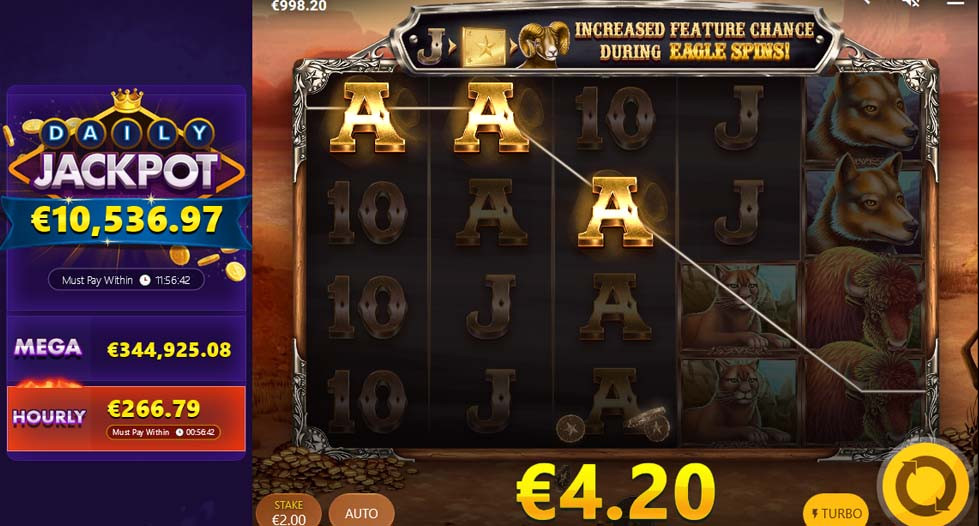 Eagle Riches Win - partycasino