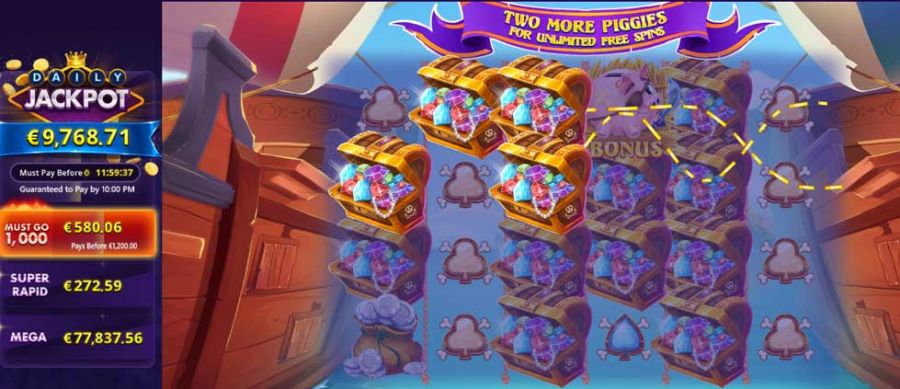 Piggy Pirates Win - partycasino