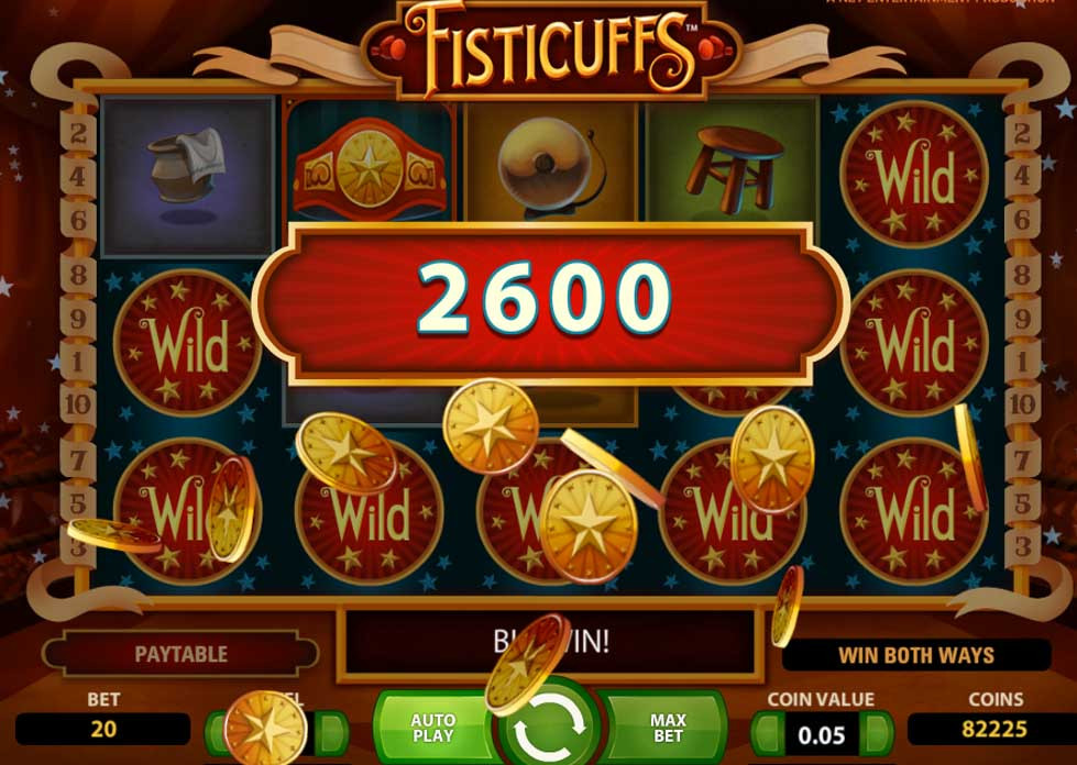 Fisticuffs Big Win - partycasino