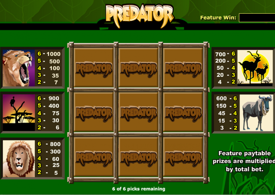 Predator Bonus 2 - partycasino