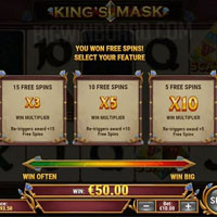 Kings Mask Bonus - partycasino