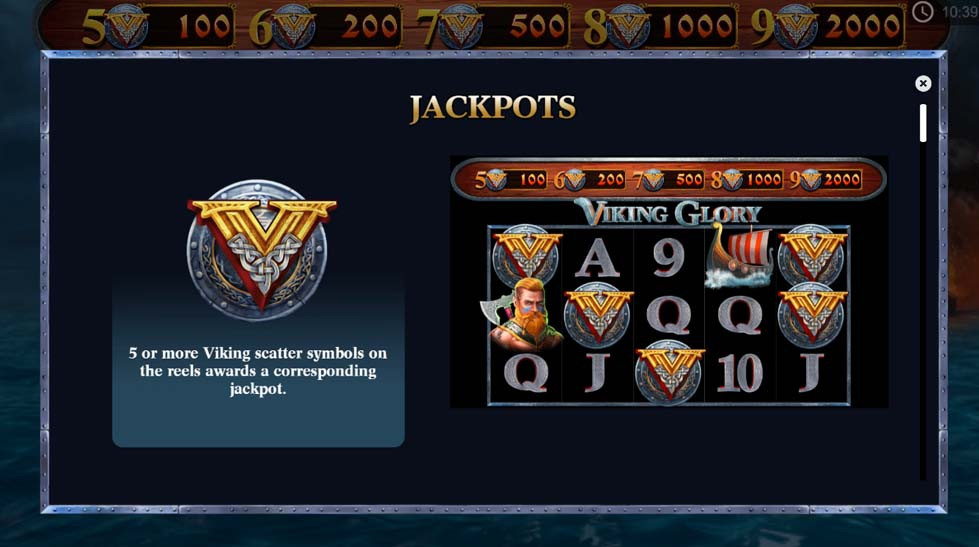Viking Glory Featured Symbols - partycasino