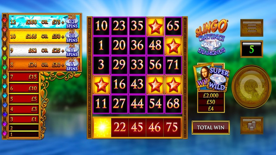 Slingo Da Vinci Diamonds En - partycasino