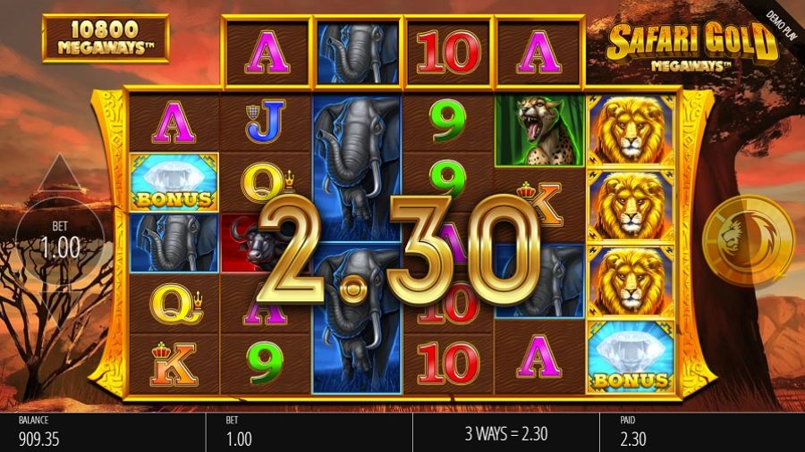 Safari Gold Megaways Bonus Eng - partycasino