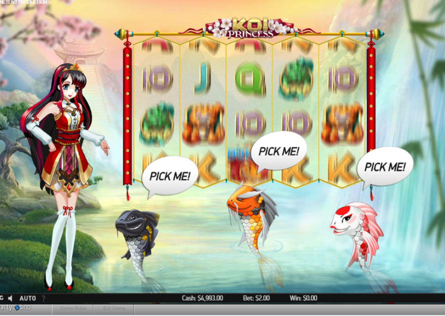 Koi Princess Pick Me - partycasino