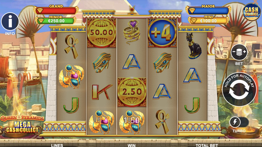 Queen Of Pyramids Mega Cash Collect Slot - partycasino