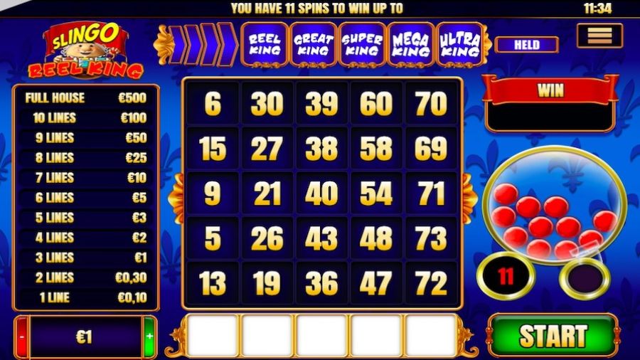 Slingo Reel King Slot En - partycasino