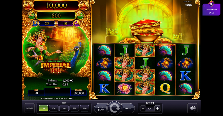 Peacock Beauty Slot - partycasino