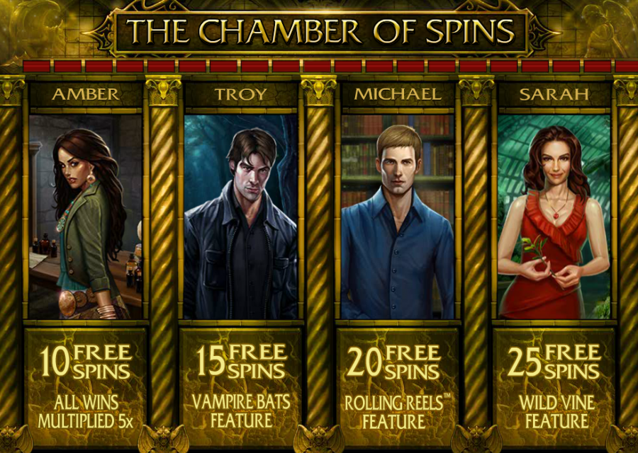 Immortal Romance Bonus Chamber Of Spins - partycasino