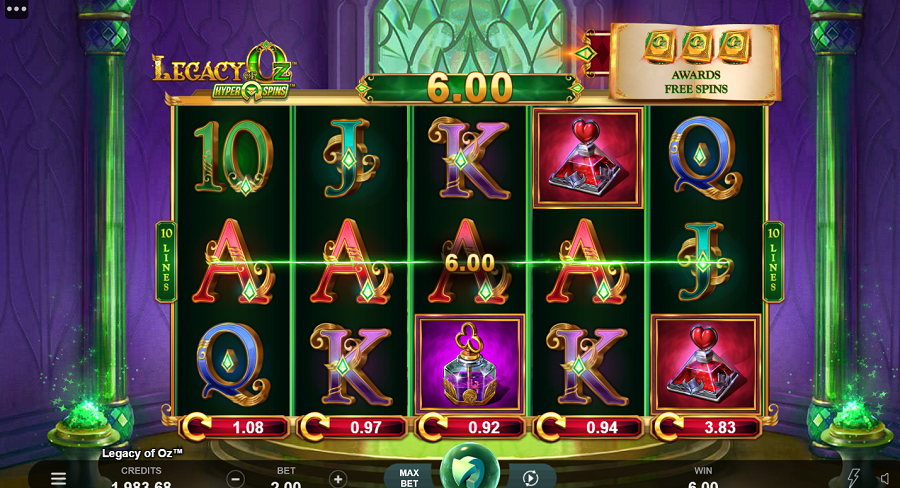 Legacy Of Oz Bonus - partycasino