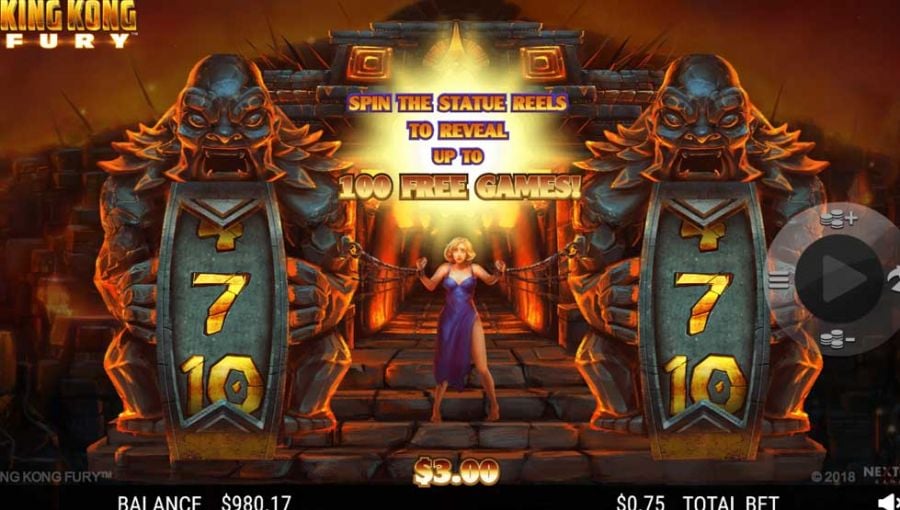 King Kong Fury Bonus Round 2 - partycasino