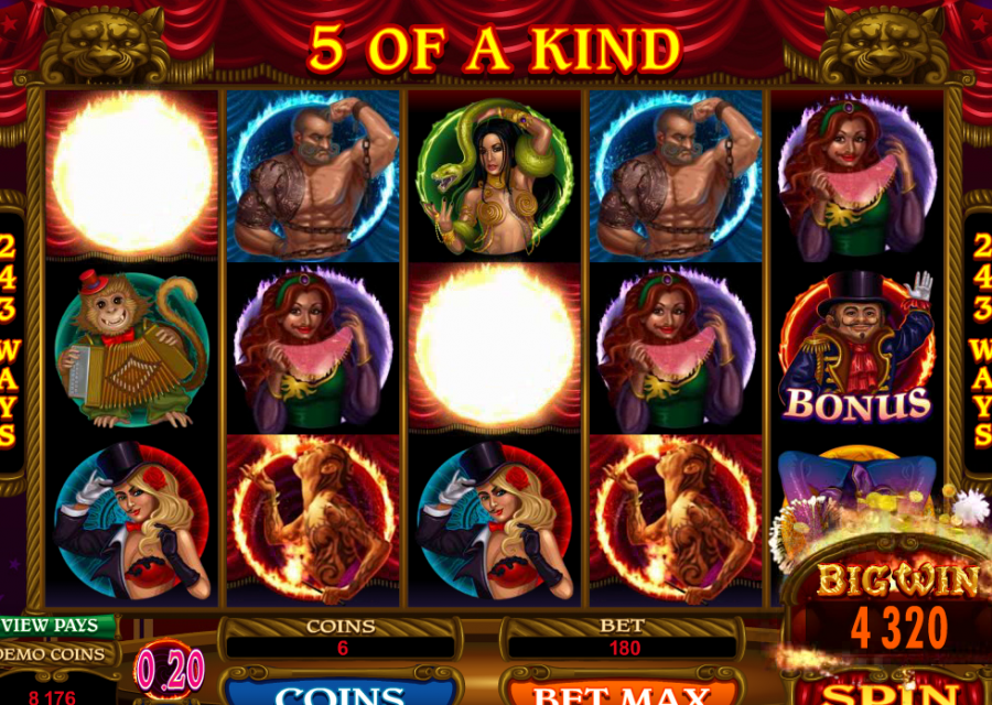 The Twisted Circus Big Win - partycasino