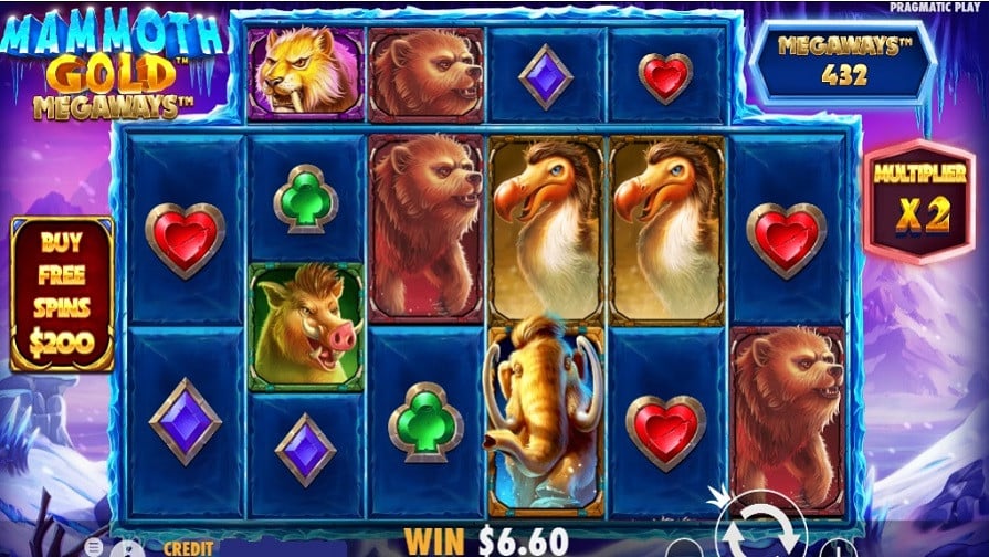Mammoth Gold Megaways Bonus Eng - partycasino