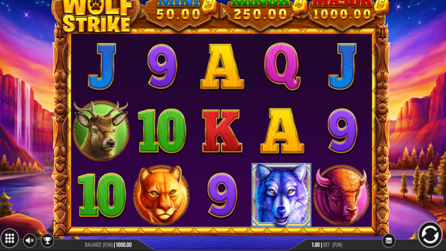 Wolf Strike Slot - partycasino