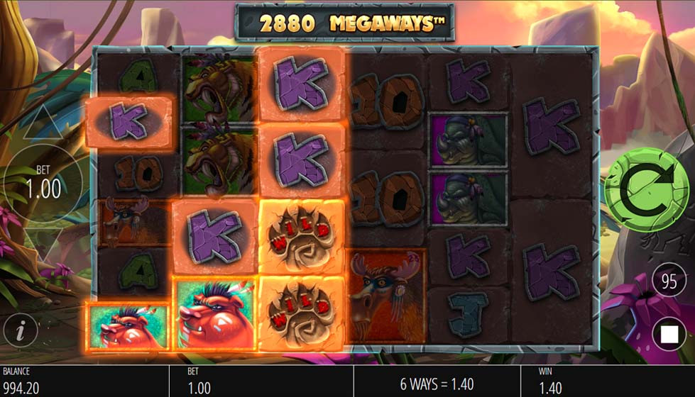 Primal Megaways Win - partycasino