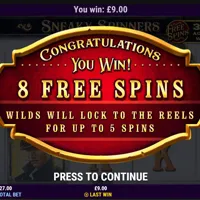 Sneaky Spinners Bonus - partycasino
