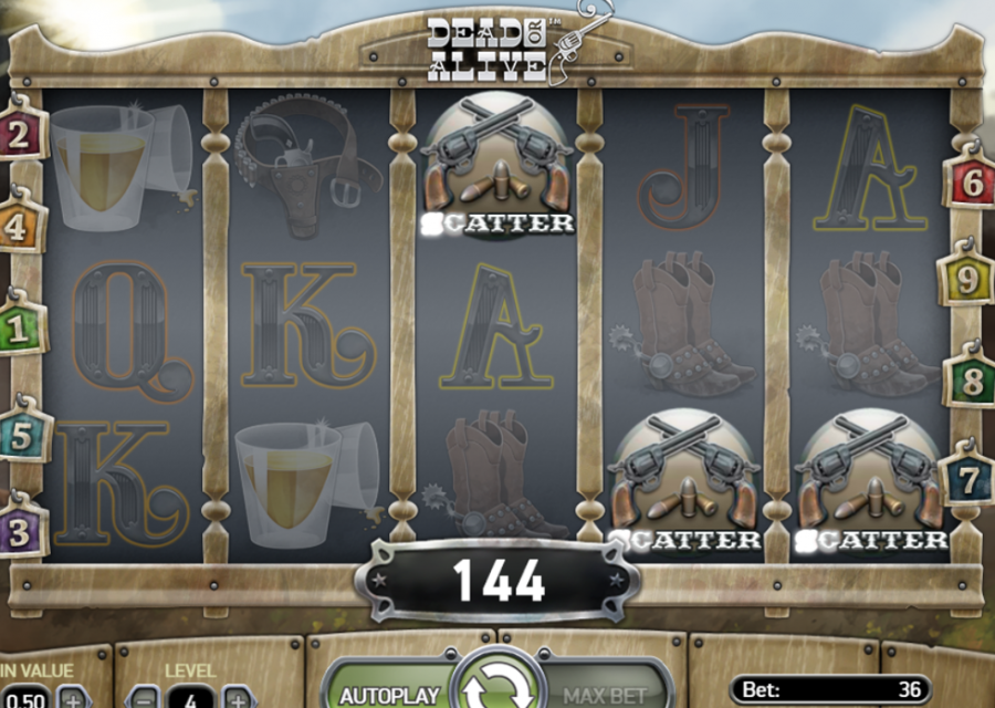 Dead Or Alive Scatter - partycasino