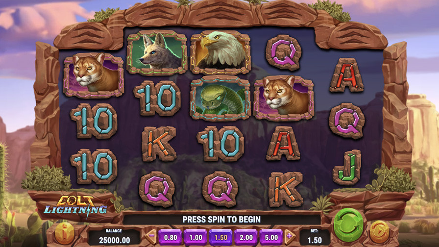 Colt Lightning Slot Eng - partycasino