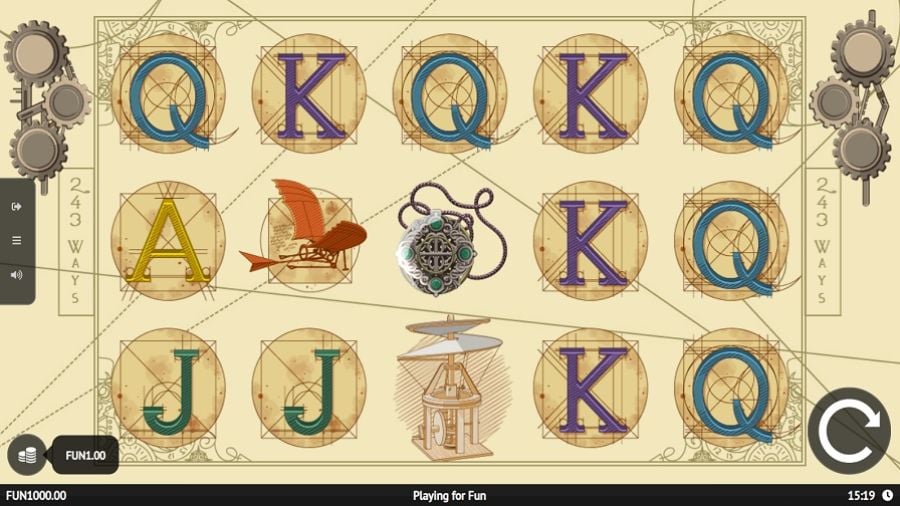 The Da Vinci Device Slot Eng - partycasino