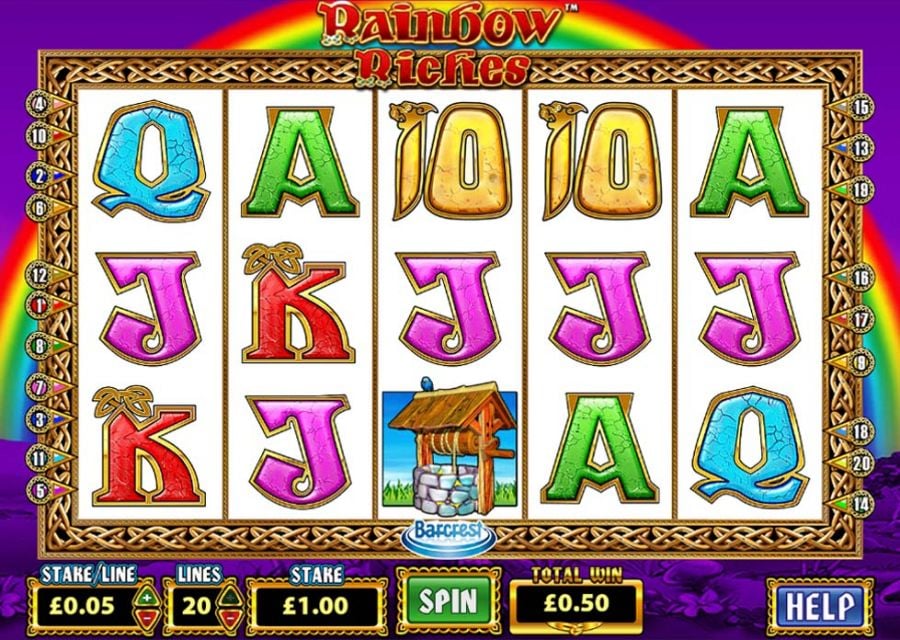 Rainbow Riches Old School - partycasino