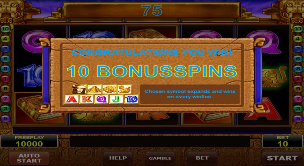 Book Of Aztec Bonus - partycasino