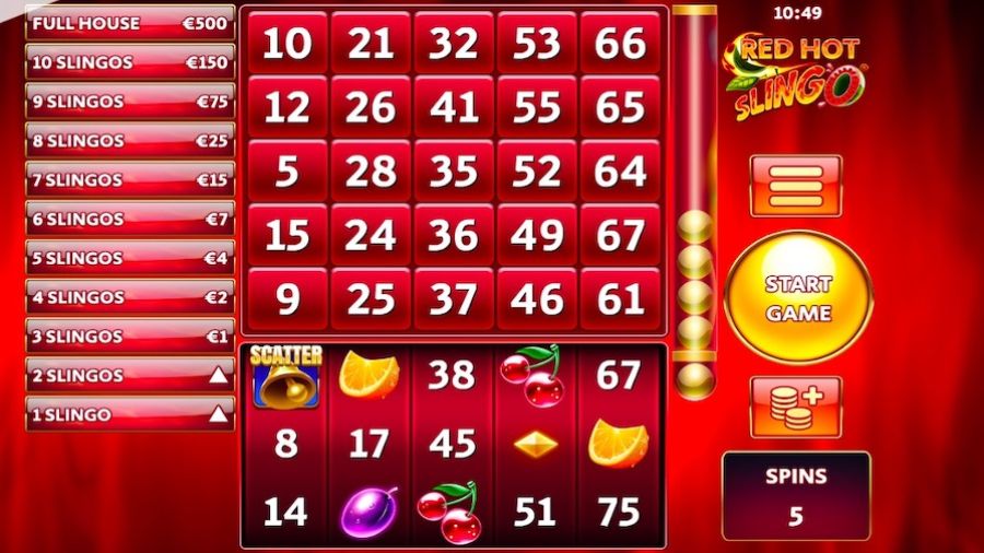 Slingo Red Hot Slot En - partycasino