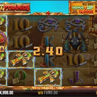 4 Secret Pyramids Bonus - partycasino
