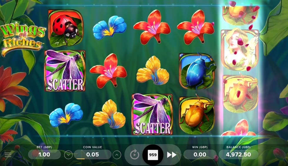 Wings Of Riches Bonus - partycasino