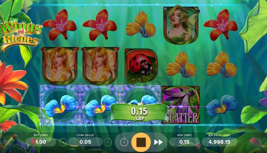 Wings Of Riches Win - partycasino