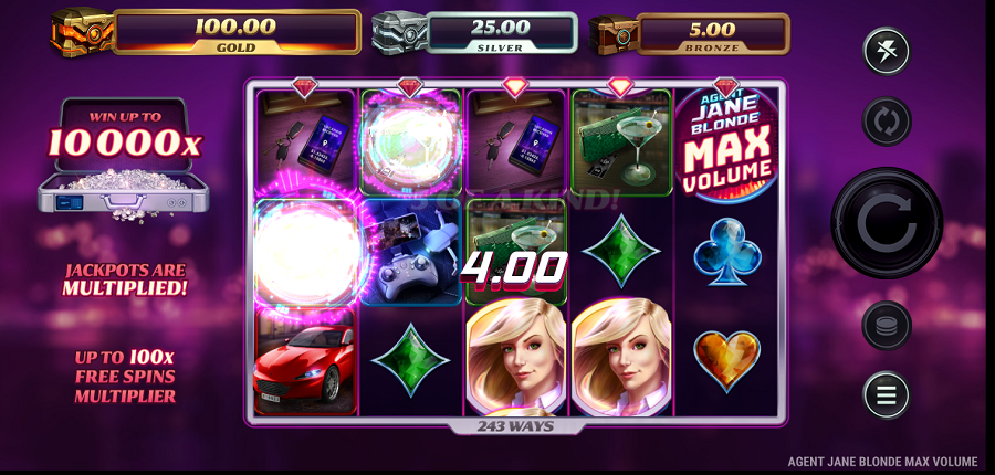 Agent Jane Bond Max Volume Bonus - partycasino