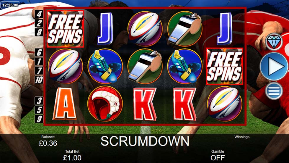Scrum Down - partycasino