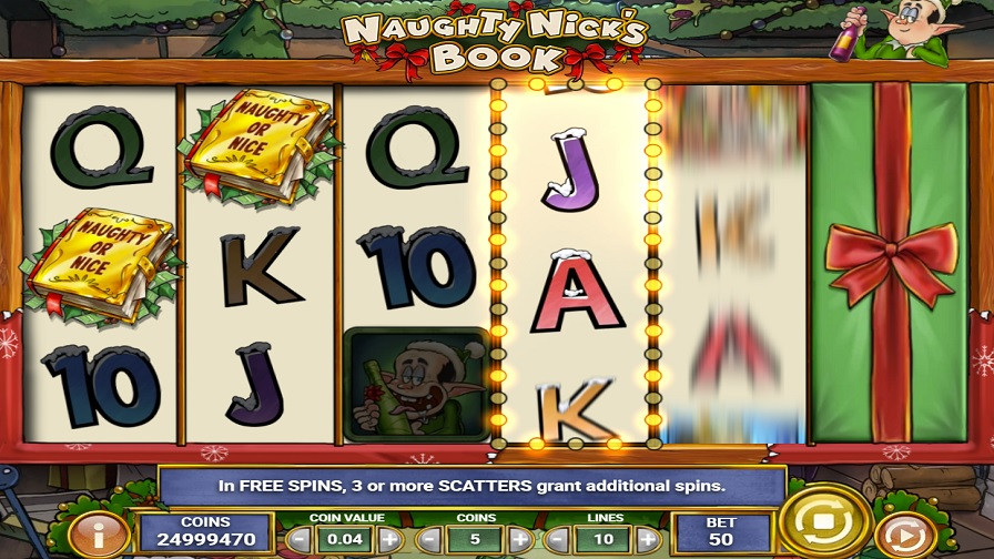 Naughty Nicks Book Bonus Eng - partycasino