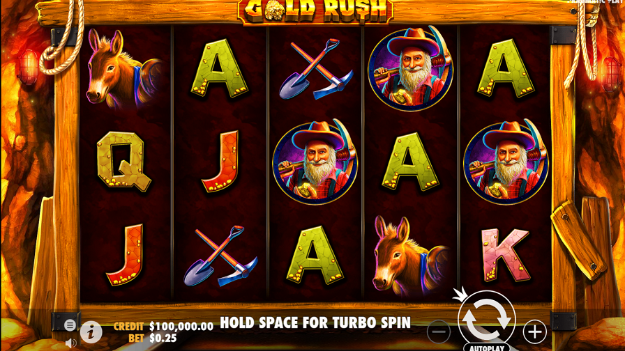 Gold Rush Slot - partycasino
